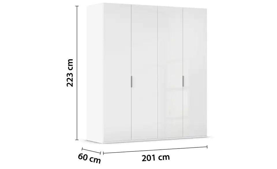 Drehtürenschrank Fifty 201 cm 4 Stück