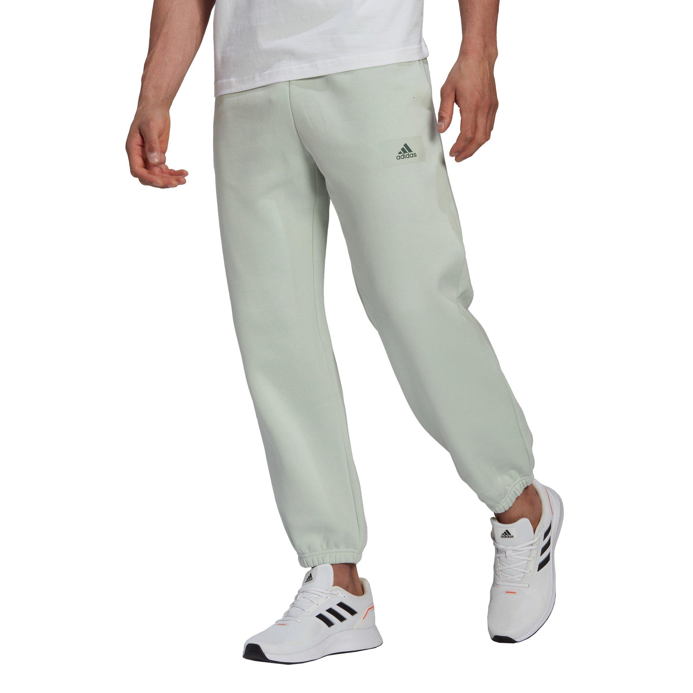 adidas Essentials Feelvivid Cotton Fleece Straight Leg Jo Joggers Mens