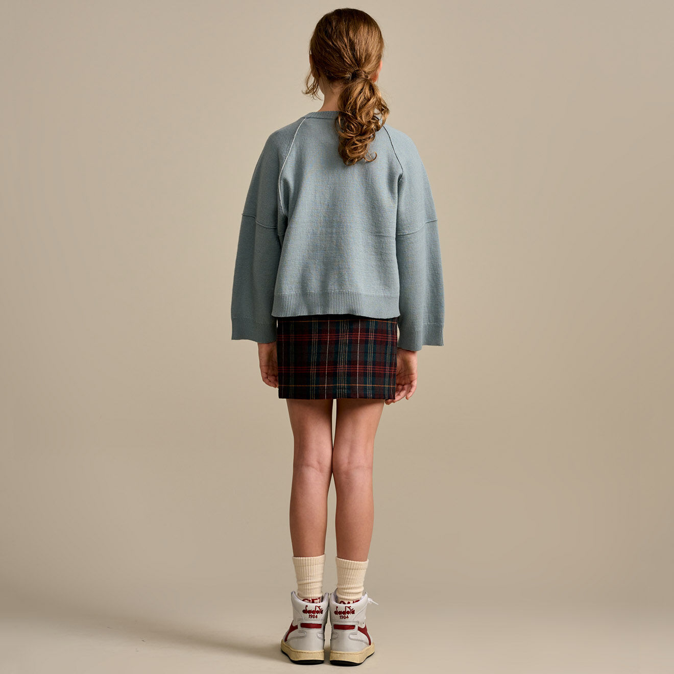 Bellerose Pull sweat en Coton & Laine mélangés Goumca bleu clair