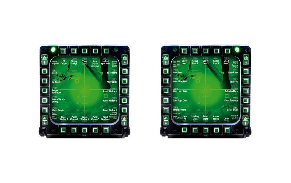 Controller MFD Cougar PackZwei multifunktionelle USB Cockpit Display Panels