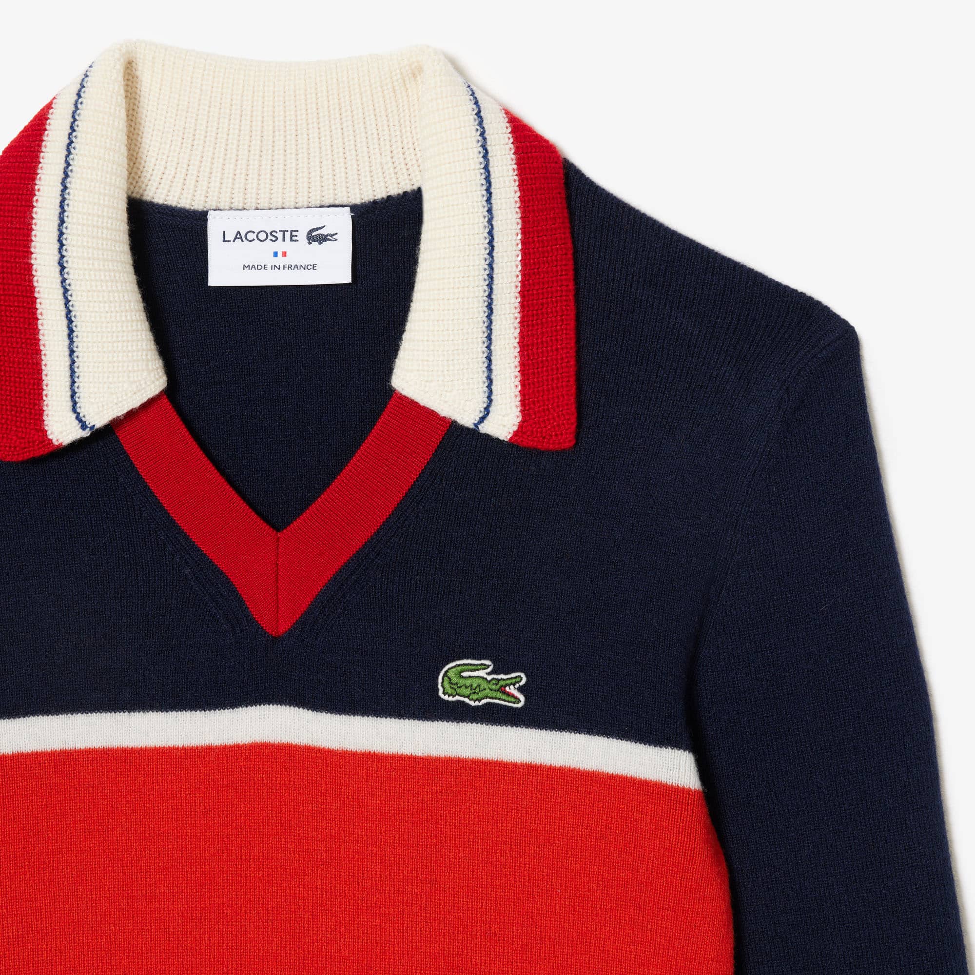 Kontrast-Polokleid, in Frankreich gefertigt Kleider & Röcke - Blau - Lacoste - Damen