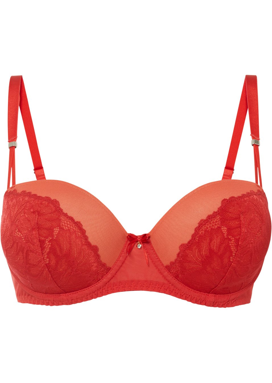 Soutien-gorge balconnet avec armatures et bretelles originales