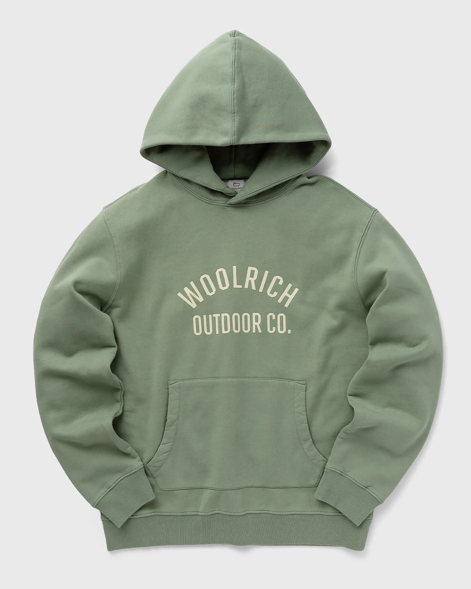 WOOLRICH ORGANIC COTTON SCRIPT HOODIE
