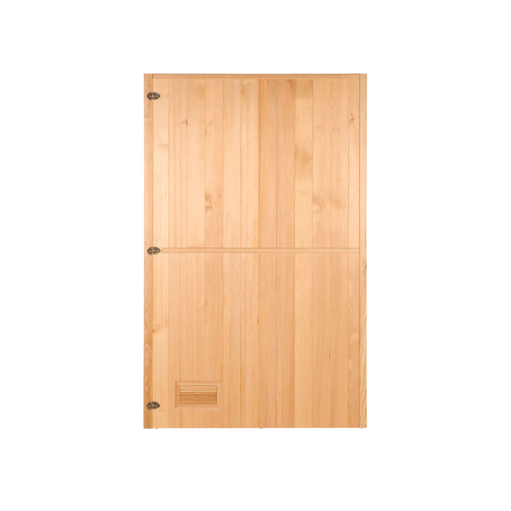 Home Deluxe - Traditionele Sauna - Skyline L - 120 x 150 x 190 cm - voor 2-3 personen, hemlock, incl. saunakachel, saunatoebehoren | Stoomsauna, opgietsauna, Finse sauna, biosauna