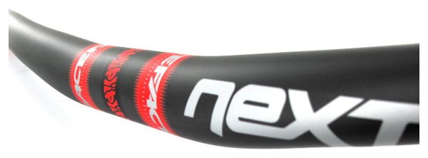 RACEFACE Cintre NEXT carbone Relevé 20 mm 31.8 mm 725 mm Noir/Rouge