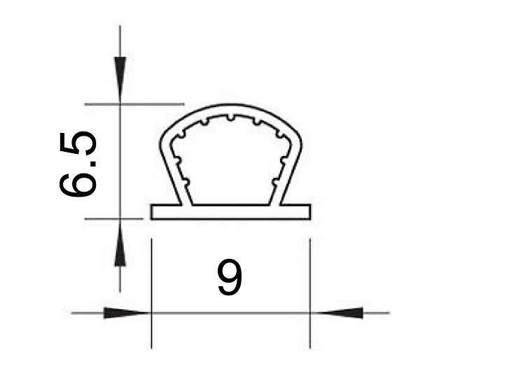 Joint isolation adhésif universel Diall blanc L.6 m