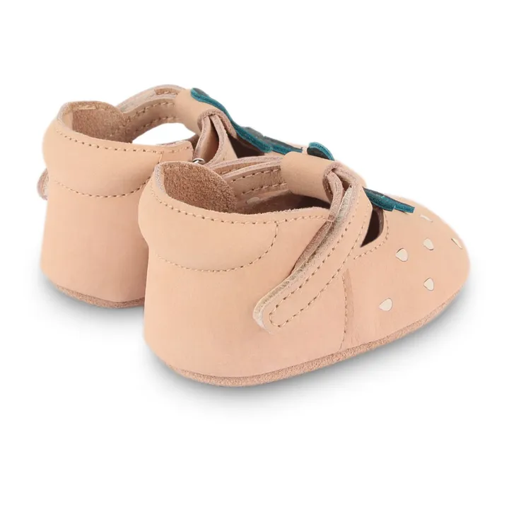Donsje Chaussons Nanoe Nubuck | Rose pêche