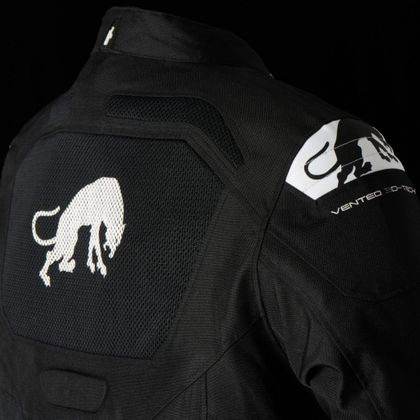 Blouson Furygan ATOM VENTED EVO - Noir / Blanc