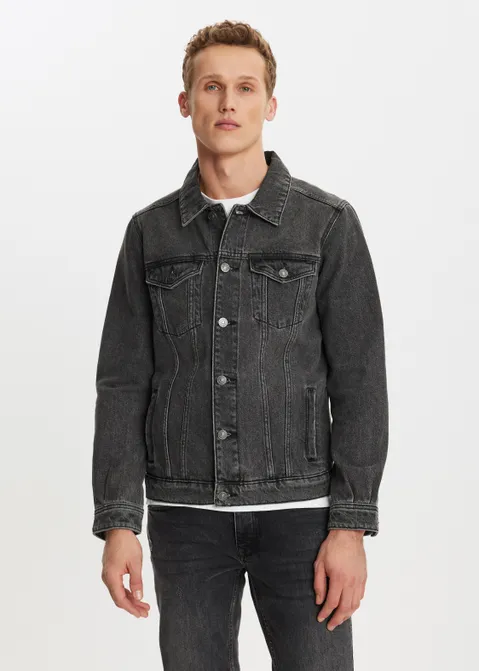 Denim jack zwart (ZW.USED)