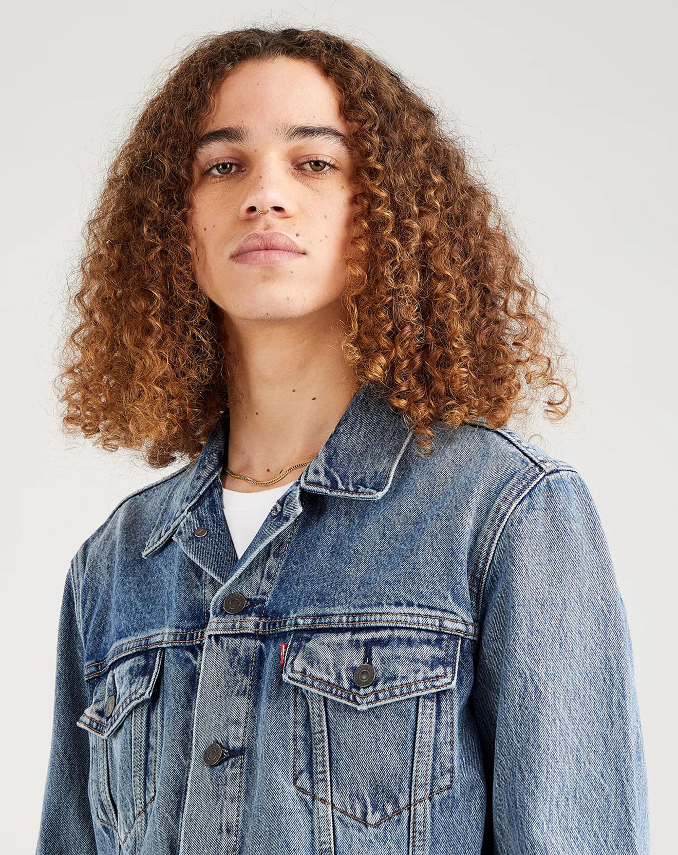 Levi's® Veste en jean The Trucker original bleu moyen