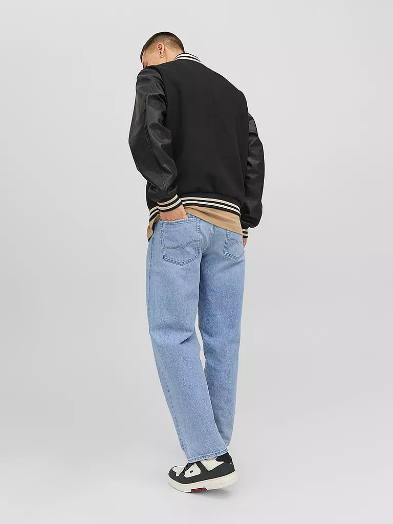 JACK & JONES Jeans Loose Fit JJIEDDIE blau
