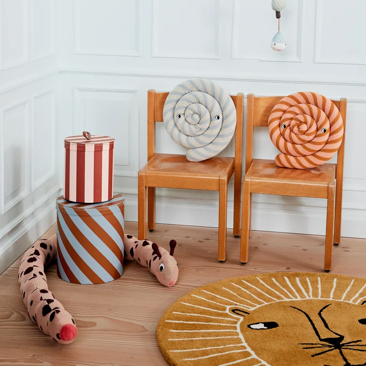 OYOY - Kinderteppich Ø 95 cm, Löwe