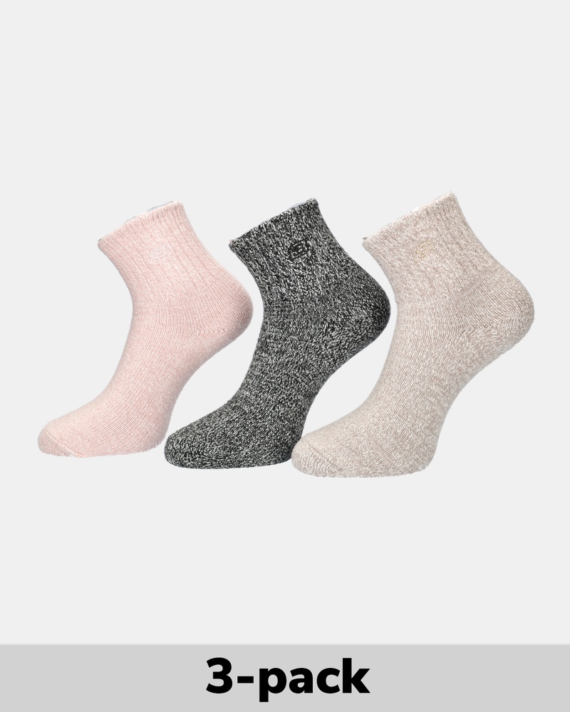 Skechers 3-Pack Halfhoge sokken Sokken  - roze
