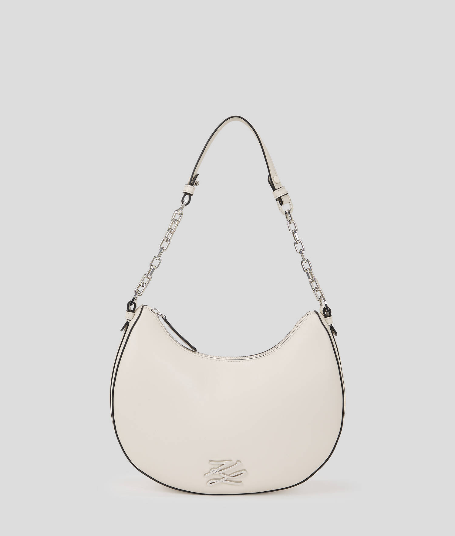 SAC PORTÉ ÉPAULE CROISSANT DE LUNE K/AUTOGRAPH - Ciment