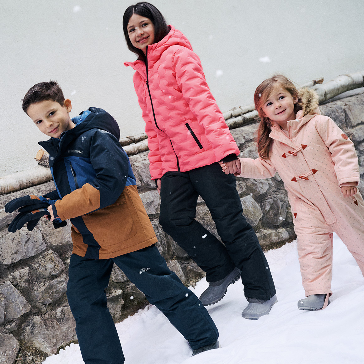Topolino Jungen Schneehose in Unifarben dunkelblau