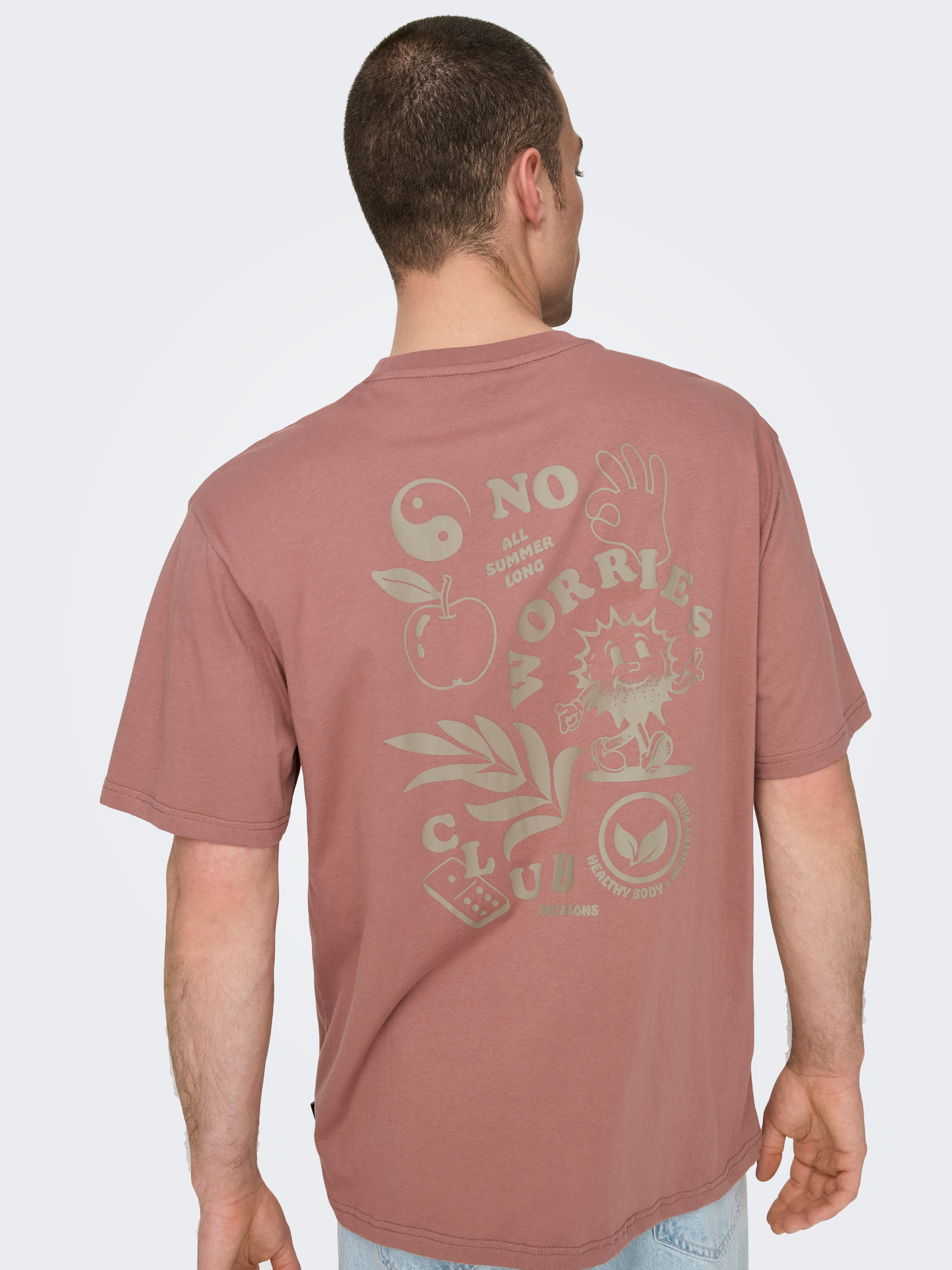 ONSMACE T-shirt Burlwood