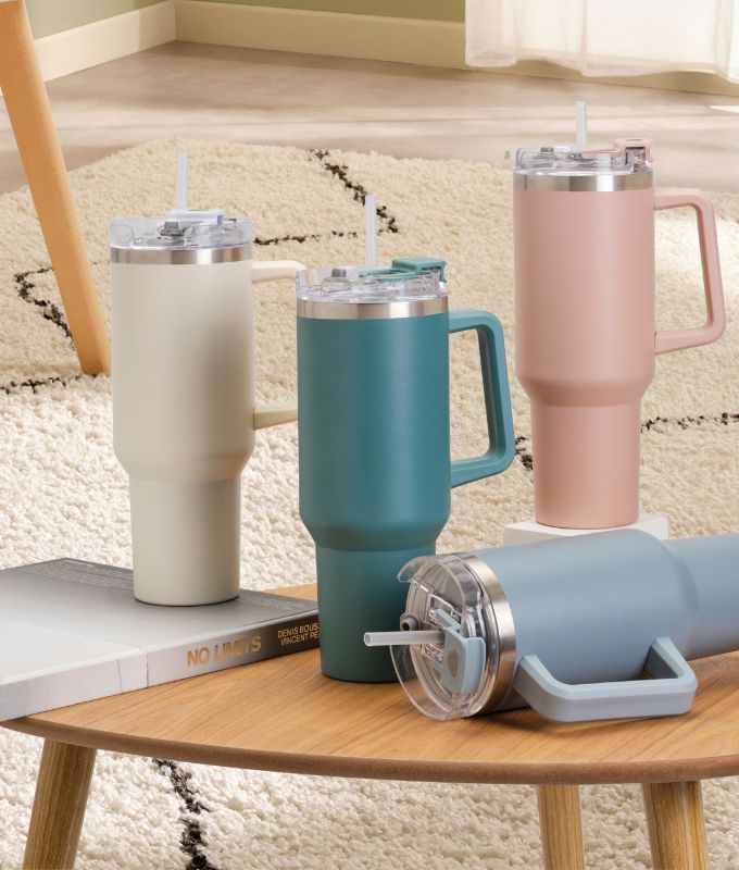 Mug de transport double paroi 1.2L