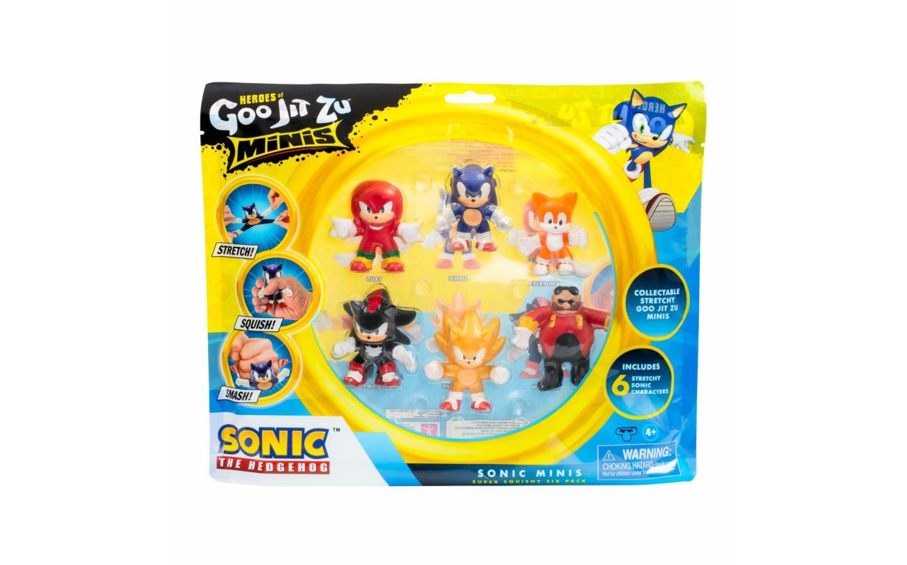Heroes Of Goo Jit Zu Sonic Minis 6-Pack