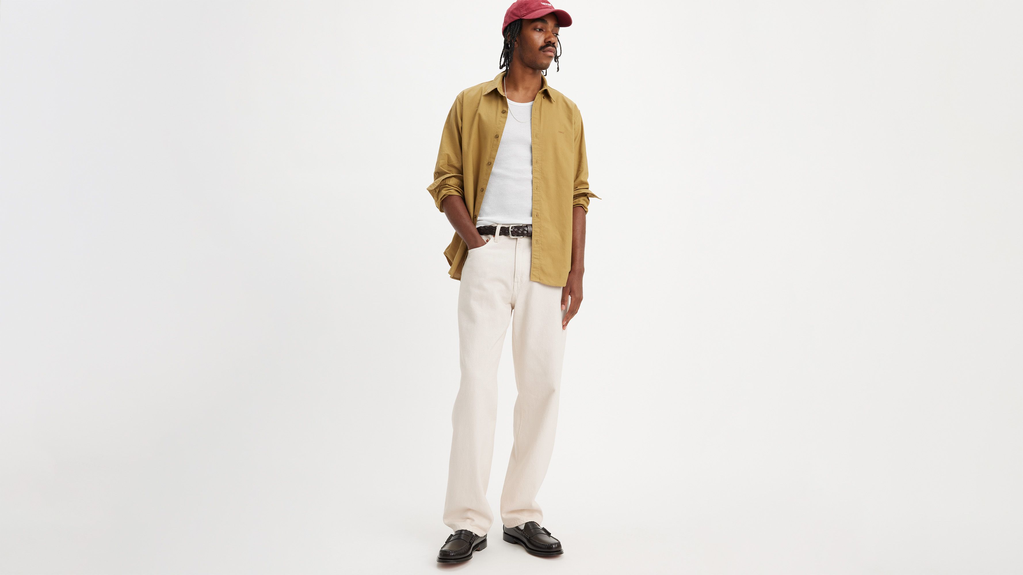 Jean 568™ Stay Loose - Stone Party - Blanc
