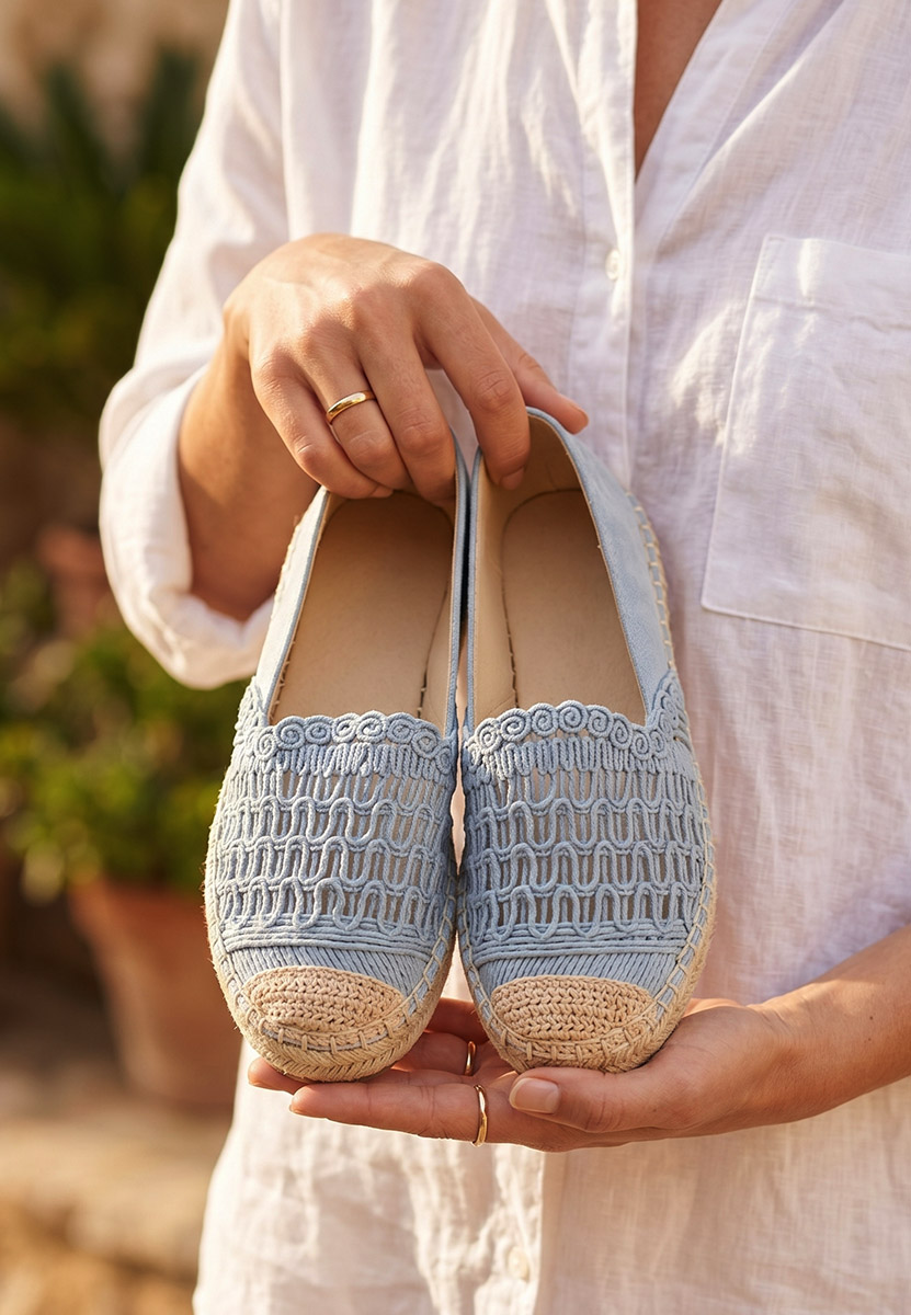 Espadrilles femme bleus Henley
