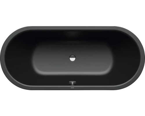 Badkuip KALDEWEI CLASSIC DUO OVAL 112 70 x 160 cm mat zwart 291300010676