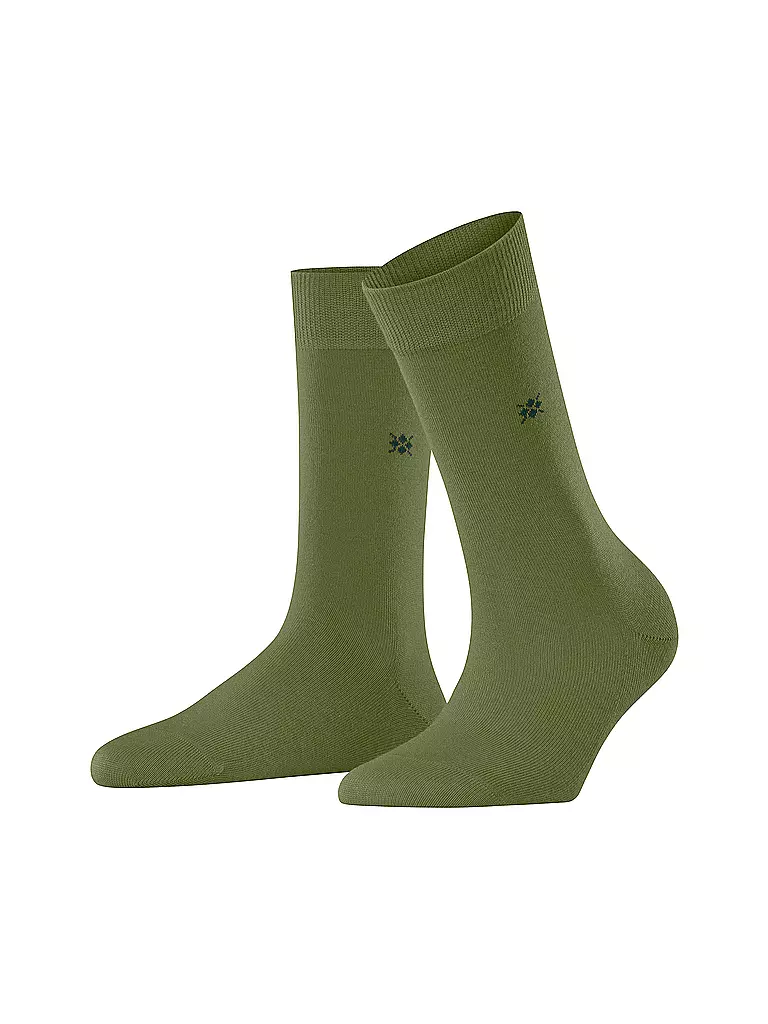 BURLINGTON Damen Socken BLOOMSBURY 36-41 cactus grün