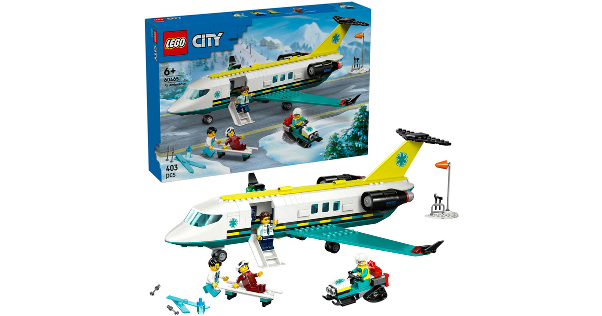 LEGOCity - Ambulancevliegtuig Constructiespeelgoed  (60465)