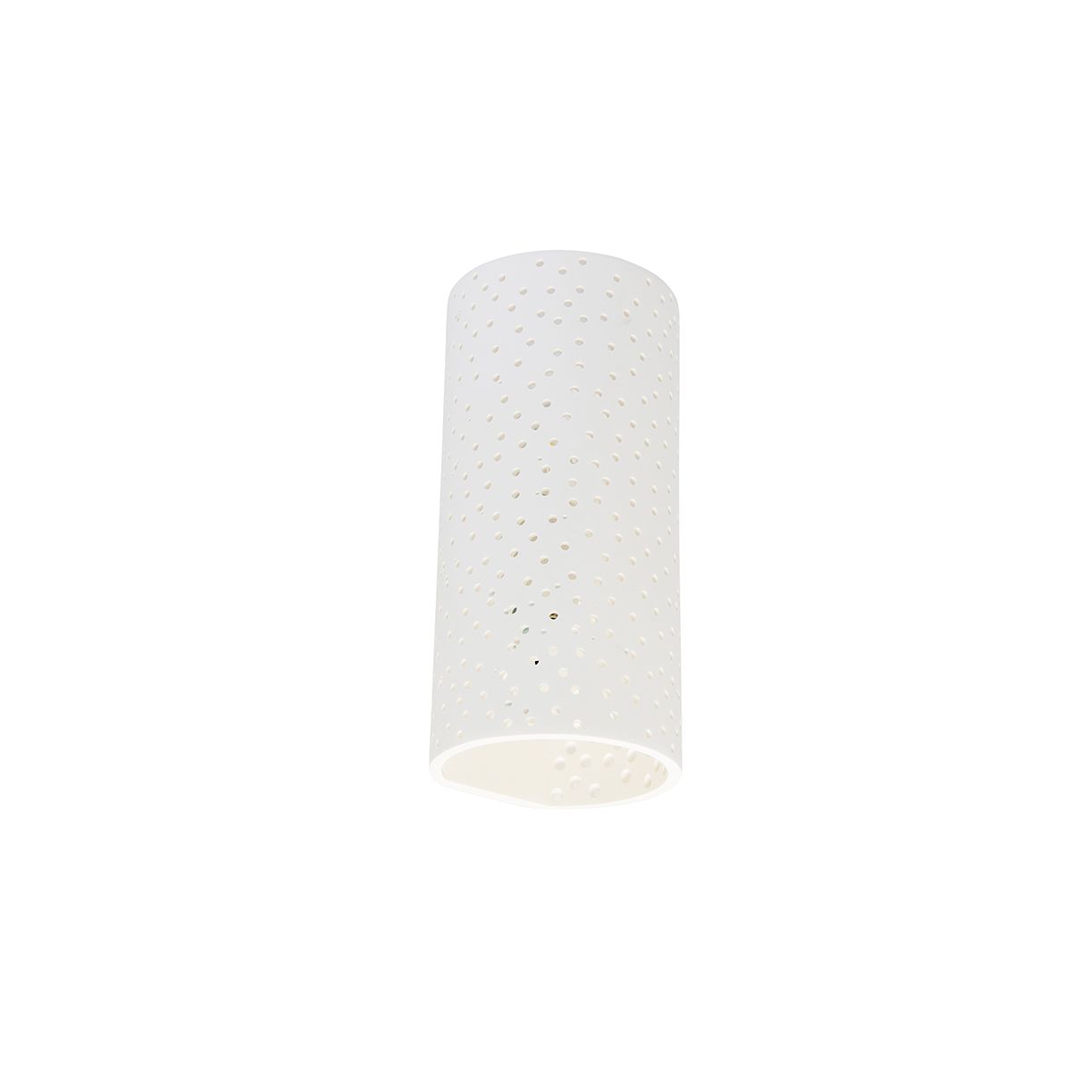 Vintage wandlamp wit gips cilindervormig - Mahou