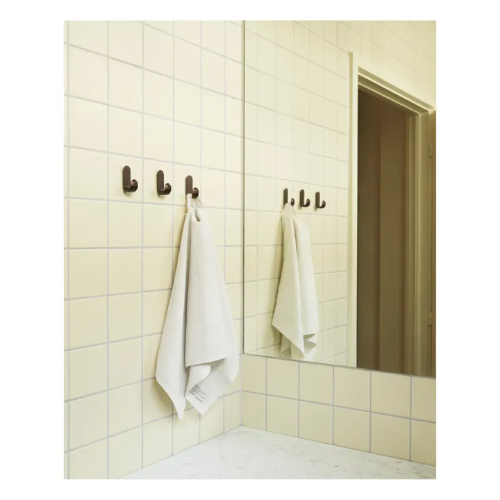 Normann Copenhagen Patère Curve mini - Set de 2 | Noir