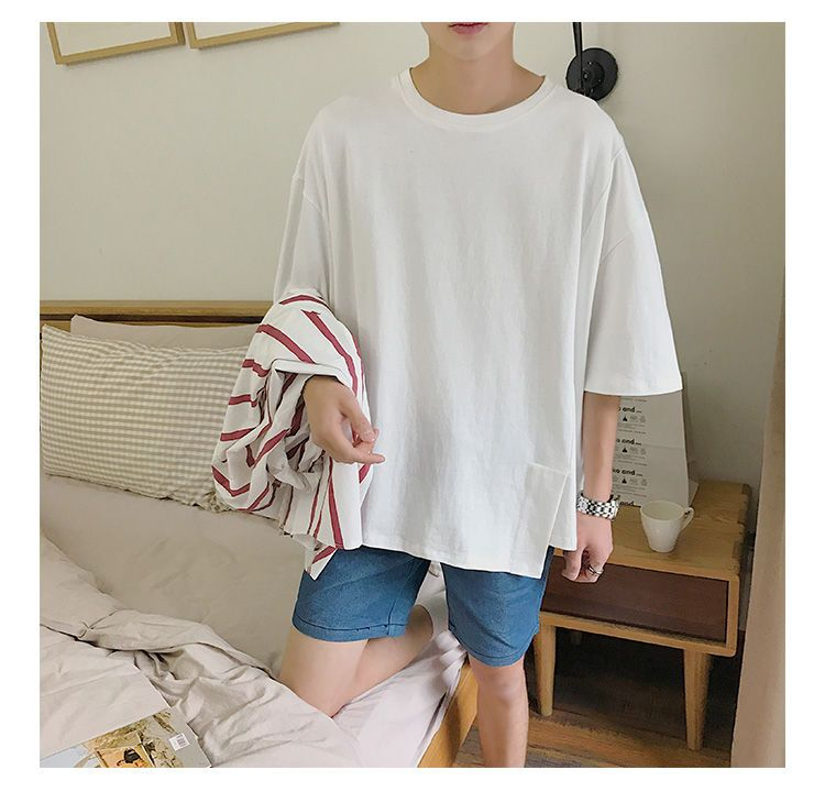 Bay Go Mall - Effen T-shirt met elleboogmouwen
