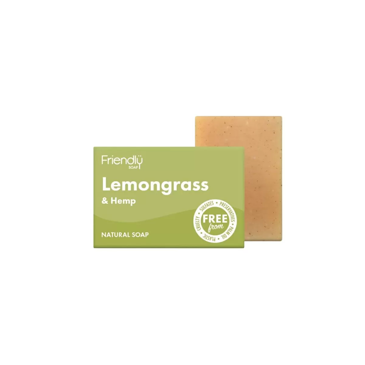 Friendly Soap Citrongræs & Hamp - 95 g.