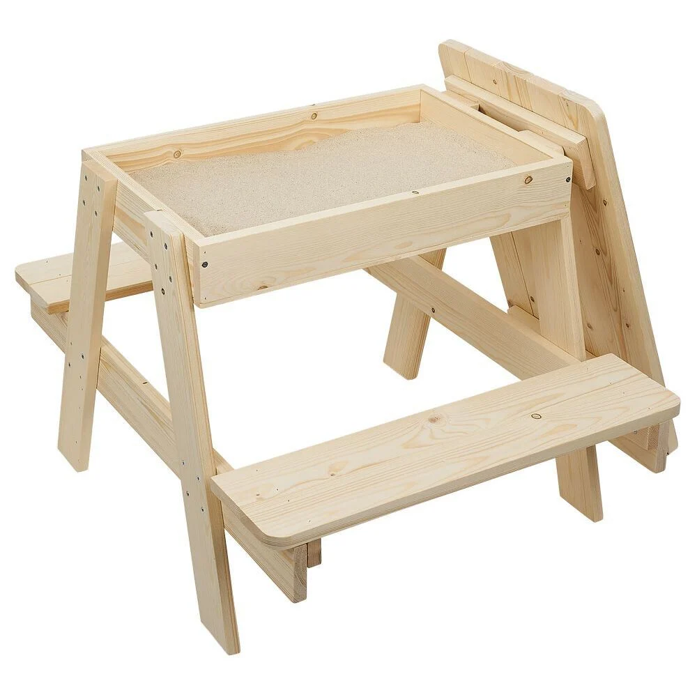 Table pique nique 2en1 bac à sable 60x80xH52cm