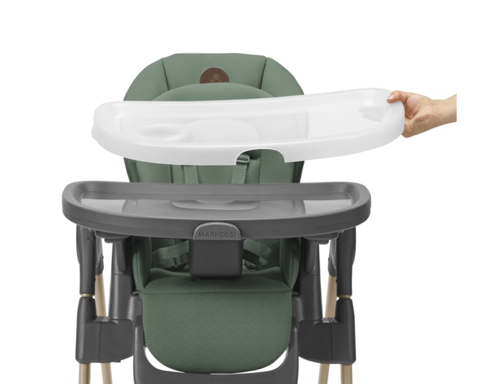 Minla Hochstuhl 0 - 14 Y   0 - 60 kg    Ab der Geburt bis zum Alter von 14 Jahren  |    Einfach zu reinigen  |    Kompakter Faltmechanismus |    Einfach verstellbar  |