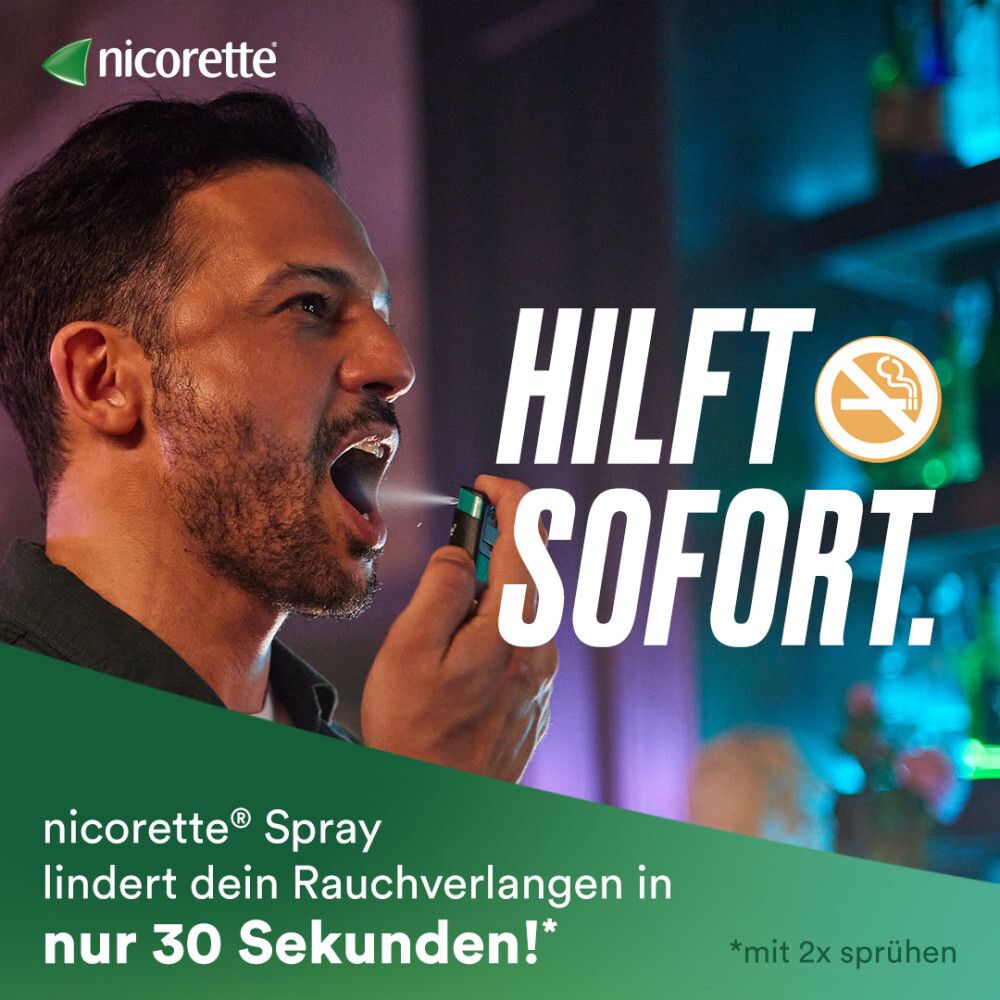 nicorette® mint Spray- Jetzt 20% Rabatt sichern*