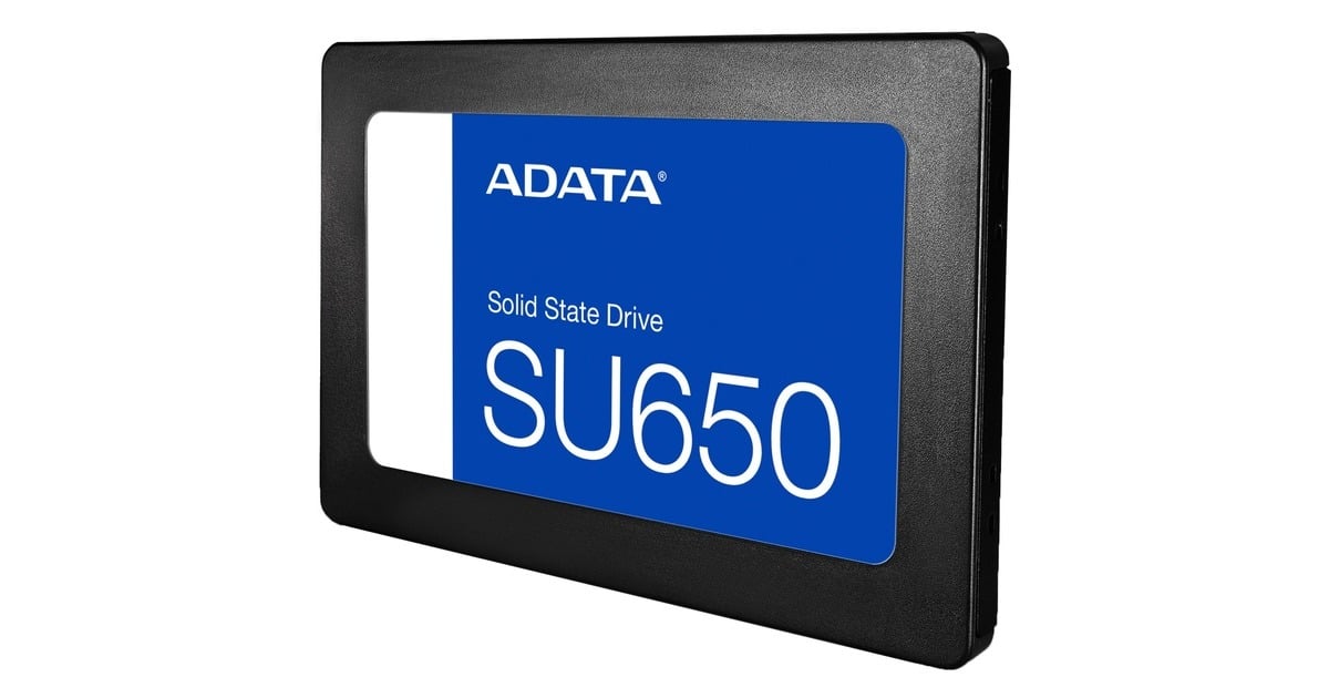 ADATAUltimate SU650 2 TB SSD  (Zwart, 3D NAND, SATA 6Gb/s)