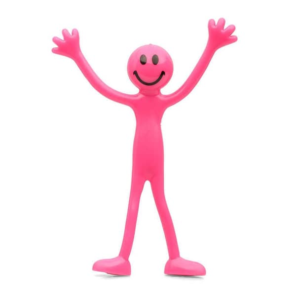 Bevegelig Lekefigur / Bøyelig Mann – Smiley