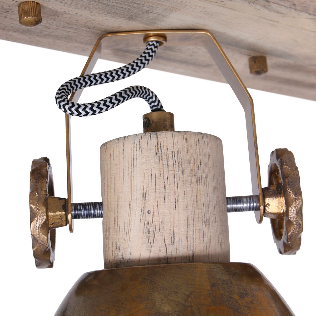 Plafondlamp 2133BR Gearwood Mexlite B51 x D9 cm