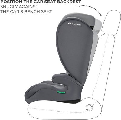 Kinderkraft I-SPARK i-Size Beltestol, Grey