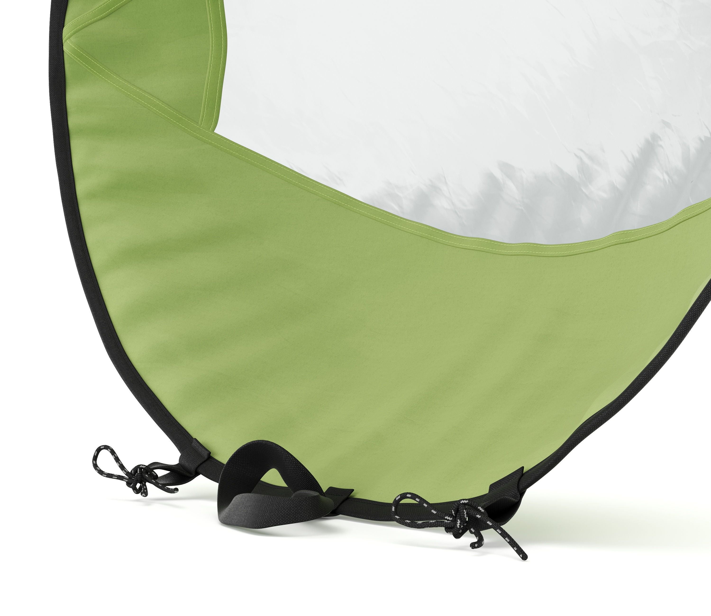 Windsegel für SUP und Kajak grün