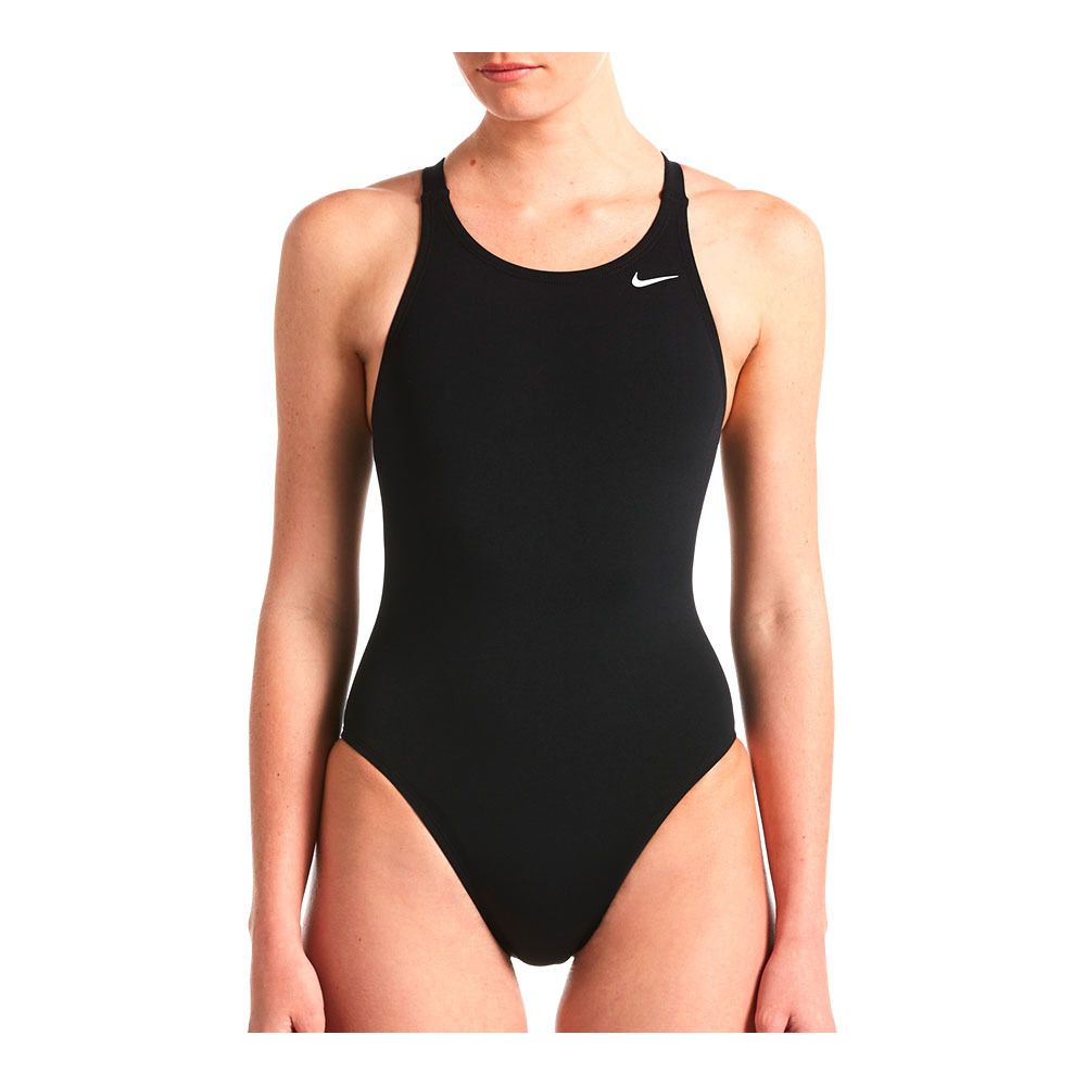 Nike Swim FASTBACK - Maillot de bain 1 pièce Femme black