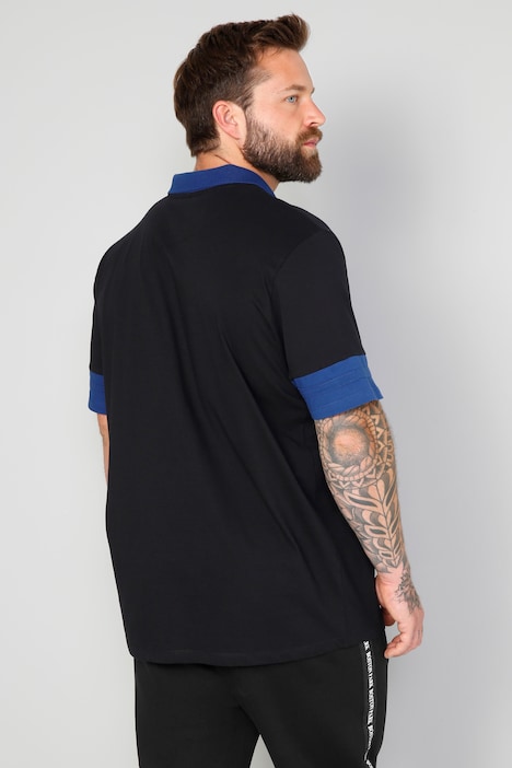 Boston Park Poloshirt, Halbarm, farbige Bündchen, bis 72/74