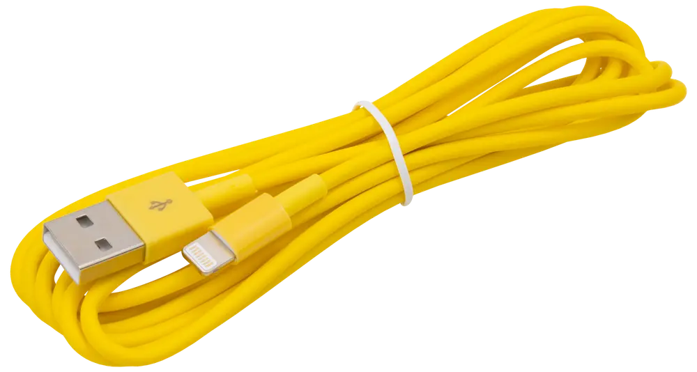 Sinox Lightningkabel gul 2m