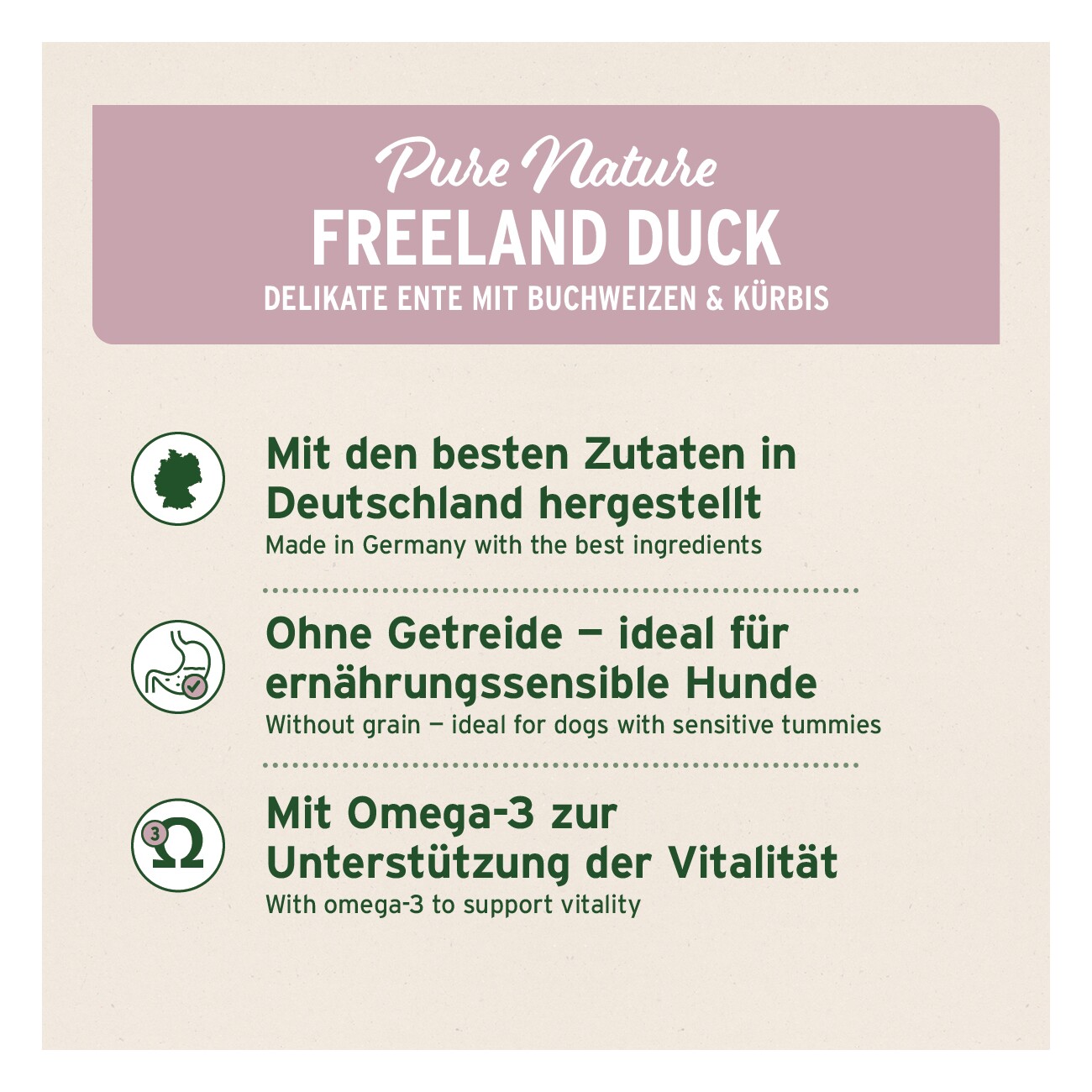 AniForte Nassfutter Ente Freeland Duck 6x400 g