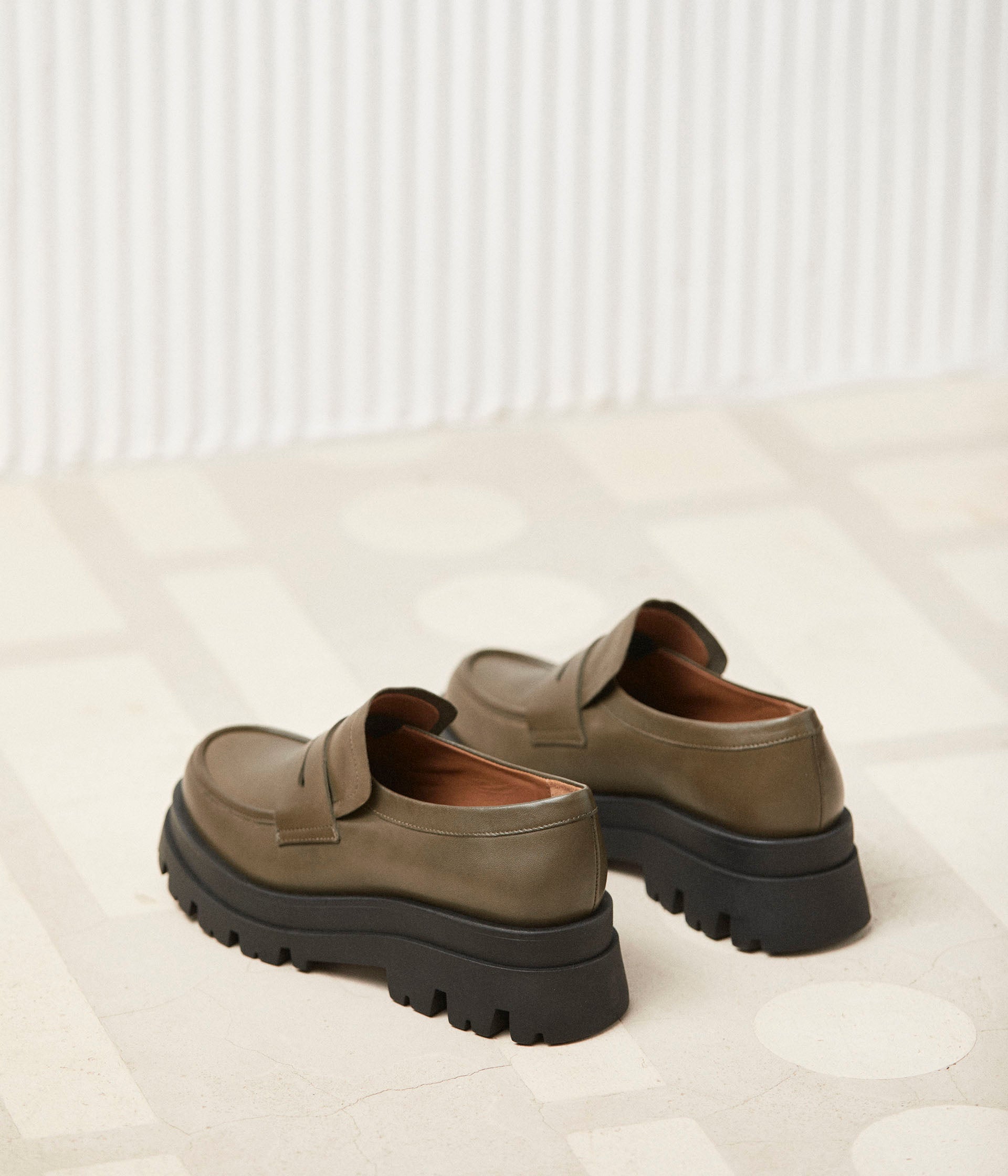 Mocassins kaki Jack
