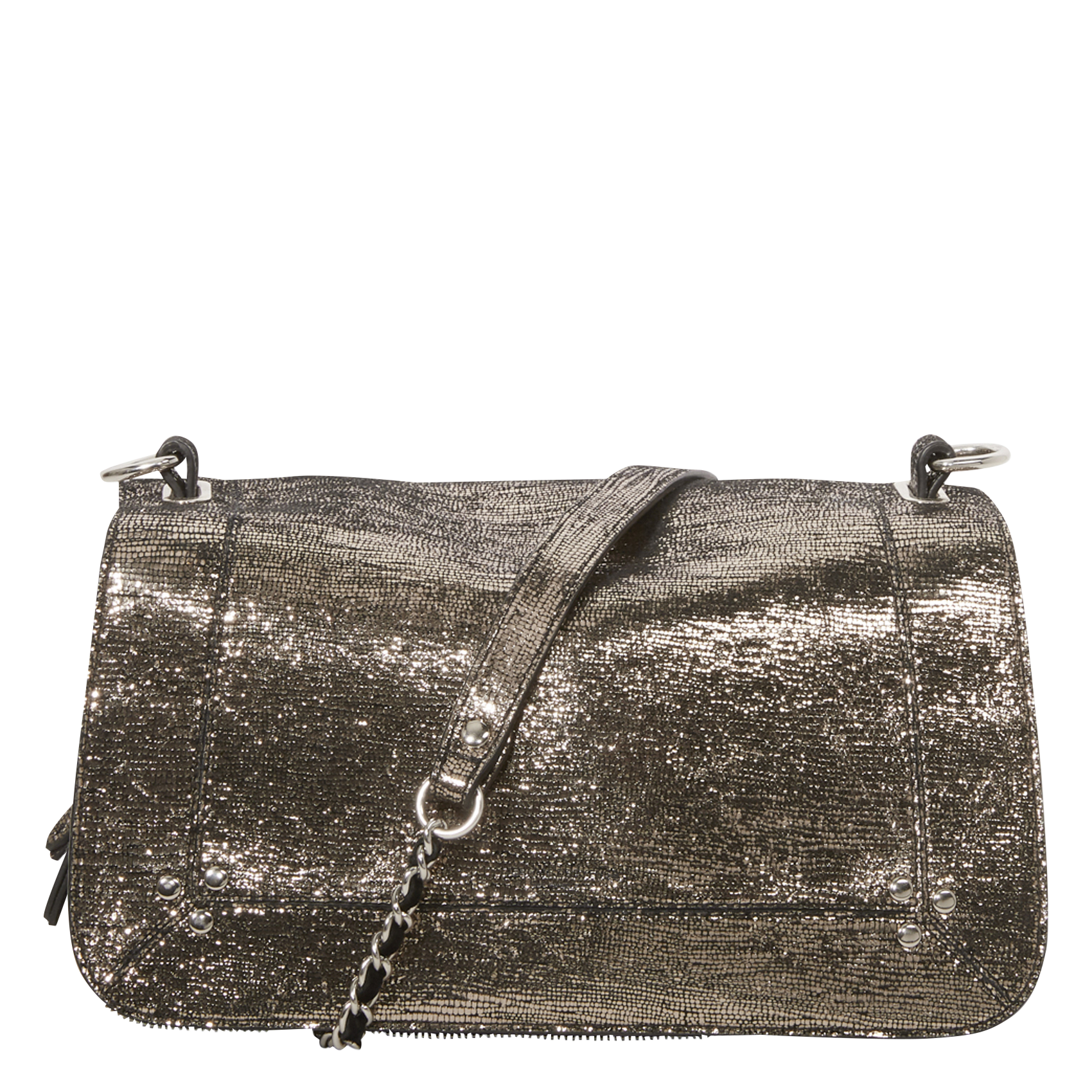 BOBI - Sac bandoulière en cuir | Doré