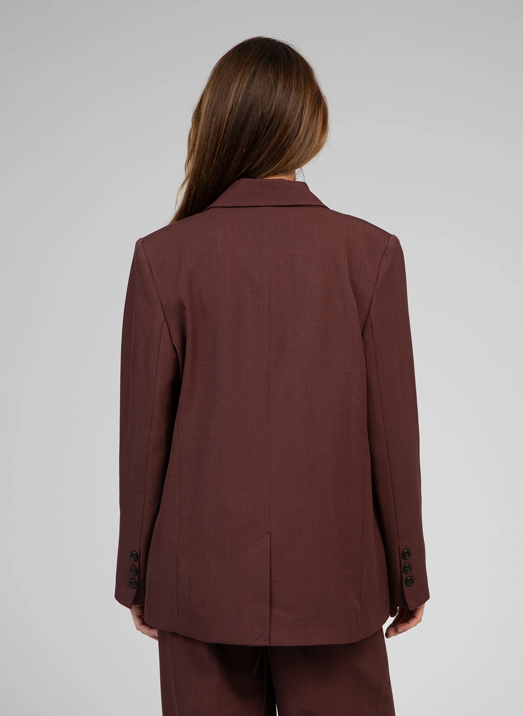 ZIGY - Veste col tailleur | Marron