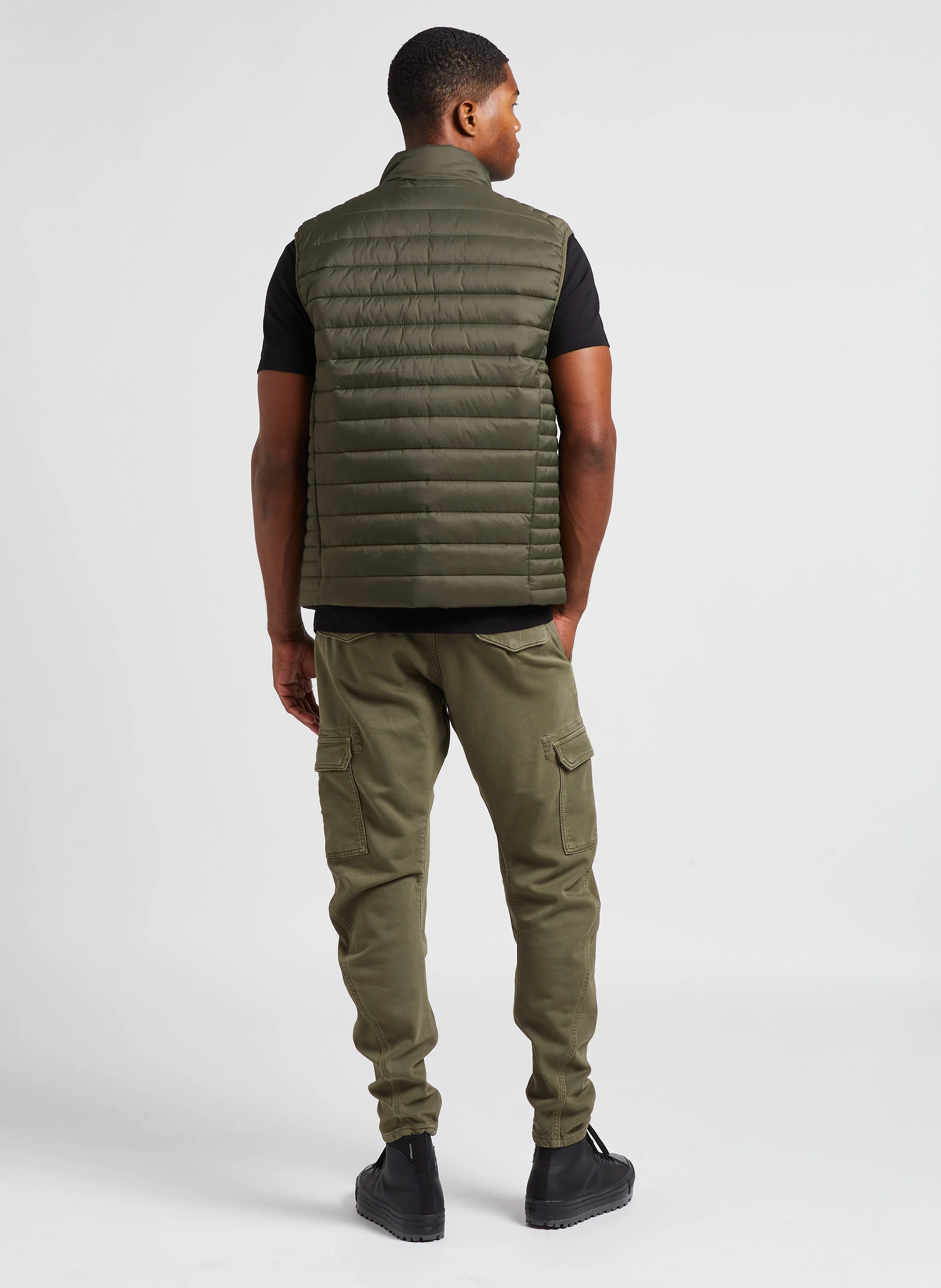 KOGE - Pantalon poches multiples en coton| Vert