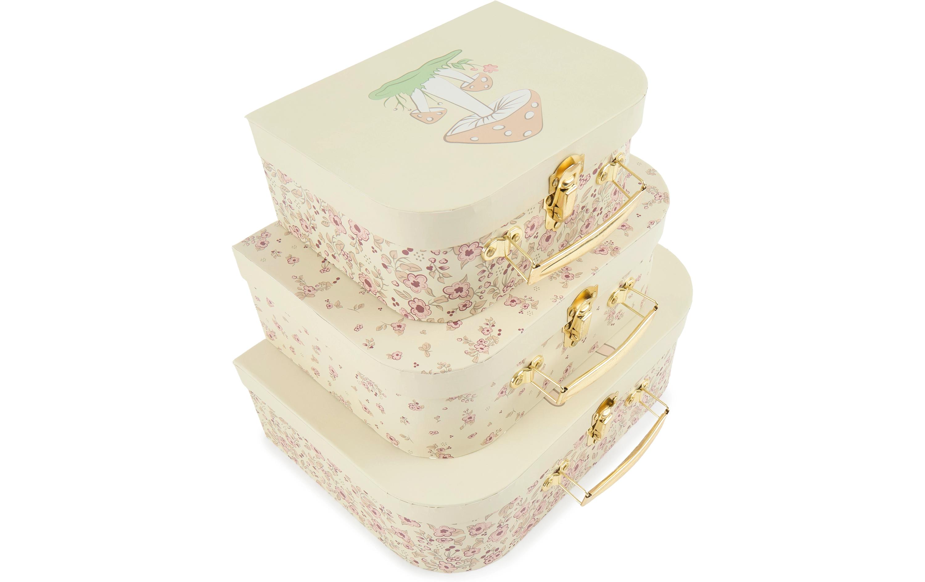 Spielzeugkoffer Ella vintage flowers 3er SetKofferset zum Aufbewahren von Spielzeugen
