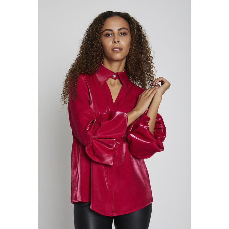 Bruuns Bazaar EncalyptaBBBaria shirt Red