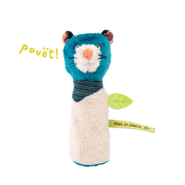 Hochet pouet panthère Zimba Dans la Jungle - MOULIN ROTY